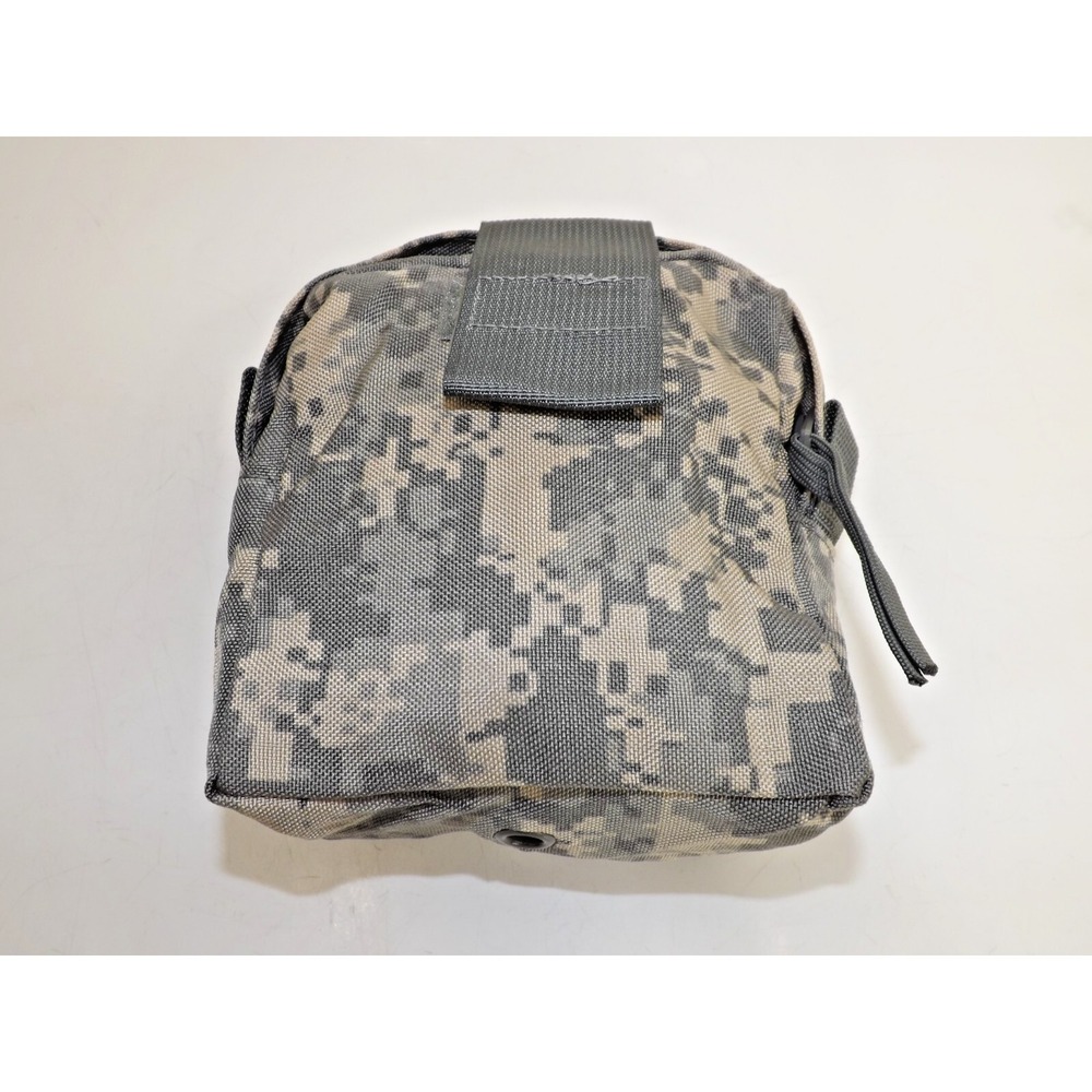 Military MOLLEE II ACU Medic Pouch & 2 Muslin Compressed Camo Bandages‎